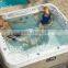 2017 New design portable massage bathtub with seat in beautiful quality
