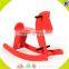 wholesale high quality wooden baby rocking horse toy popular children rocking horse toy bring fun W16D022