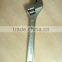 Carbon Steel Adjustable Spanner Wrench with Dipped Handle