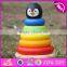 Girl Rainbow Stacker wooden educational toys for toddlers W13D135-S