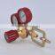 TPR coating oxygen decrement gauge,oxygen gas pressure gauge,oxygen cylinder gauge