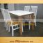 Eco-friendly Factory direct sale modern four seater dining table and chair set solid wood dining table chair set