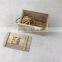 Custom high quality ec-frienfly small wooden case with sliding lid