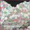 Colorful wholesale cheap allover sequin lace fabric for party dress