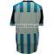 high-quality classic blue and white soccer uniforms