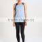 MGOO Hot Sale Racer Back Sport Wear Gym Wear Ladies Singlet Blank Drop Armhole Dri Fit Tank Top