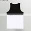 High quality cotton tank top Stitching fashionvest, wholesale custom tank top in guangzhou