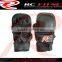 Custom MMA gloves, leather mma gloves /, Prop-up Wrist MMA Training Hand Gloves / Half Mitts Sparring Boxing Gloves
