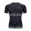 blue men tight fit fast dry sports t shirts /jqi outdoor short sleeve basketball training jogging active t shrts/polyester tee