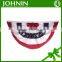 custom printing 300 D polyester JOHNIN made USA election using pleated full fan American flag banners