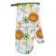 Wholesale Decorative Oven Gloves Cotton Flower Pattern Oven Mitts
