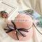 Summer Fashion Bowknot Pearl Straw Hat Straw Plaited Article Outdoors Sunshade Hat