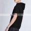 Mens Fashion Casual Plain Short Sleeve Hoodie Custom Logo