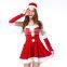 Factory Hot Sweet Santa Christmas Costume Sexi Pho Dress Women Christmas Eve Costume