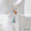 Tassel Worn silver dangle earring