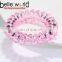 Fashion Factory Price Girl's Elastic Transparent Telephone Wire Colorful Hair Band