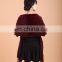 new warm and soft noble mink fur scarf / knitted mink fur shawl