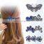 30 Designs Amethyst Butterfly Hair Pin Hairclips Horsetail Top Clip Pinch Cock Hair Clips Barrette Hair Accessories