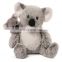 Lifelike Custom Grey Koala Bear Soft Toy Fashion Cute Mom And Baby Sweet Stuffed Plush Koala Bear