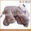 Low MOQ custom plush stuffed soft elephant shape baby pillow
