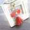 Korea Creative Diamond Flowers Fringed Keychain Car Hanging Bag