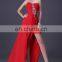 Grace Karin Sexy Strapless Sweetheart Split Front Red Evening Gowns Long Formal Evening Dress CL3443-1