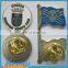 Top quality Custom Souvenir Embossed Logo Metal Badges for sale or promotion