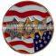 Custom souvenir chinese gold plated metal coin