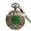 Western Classical Mechanical Gemstone Pocket Necklace Watch