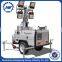 4.5-12M Height Hydraulic Mast Small Light Tower Soundproof Trailer Generator 5Kw Light Tower