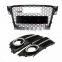 2009-2012 Honeycomb Mesh Grille + Fog light grill for Audi A4  S4 B8 8T RS4 Style