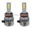 2x LED H11 H8 H9 COB 6000K bulbs 7200LM White Driving Fog Lights kit For Auto Car