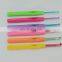 Sweater Needle Knitting Tool Colored Plastic Handle Aluminum Crochet Needle Hooks