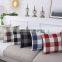 Modern design plaid pattern sofa cushion home decorative