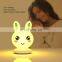 LED rabbit eye protection night light remote control night light kids gift baby with sleeping lights