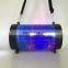 Subwoofer Colorful LED TF Card Speaker Portable with Crossbody Strap for Party Outdoor