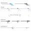 Laparoscopic flexible grasping v shape forceps
