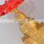 Copper NPT Thread PN16 1" 2" Gate Valve With Hand Wheel For Water