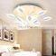 European popular leaf shape acrylic pendant lamp from China manufactory