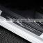 4pcs car Carbon fiber cloth Door Sill Strip for Mercedes Benz AMG W210 GLC B200 W221 W212 W205 W211 C180 C200 TURBO 4MATIC