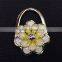 Lady Flower Portable Table Folding Bag Purse Handbag Hook Hanger Holder