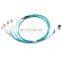 30Meter mpo/mtp female connectors Fiber Patch cord 8fiber Multi-mode OM3 mtp to 4x lc