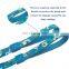 anti-chock safe dog leash webbing durable popular pattern leash for dog walking