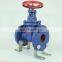 DKV CNC flanged fire fighting  round plate Antibiotic shut-off cast iron ductile iron WCB gate valve