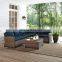 Outdoor Patio Wicker Chair Sofa Garden Courtyard Leisure Balcony Living Room Villa Sofas Combination Furniture