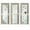 New design china aluminum toilet bathroom kitchen aluminium glass swing door