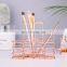 House Table Desk Organizer Office Stand Pen Holder Rose Gold Iron Pencil Custom Basket Metal Temperature Display