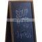 Large Wooden A-Frame Chalk Board