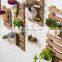 Wooden Indoor Outdoor Garden Planter Flower Pots Stand Wall Hanging Shelves