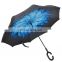 Promotional Fold Reverse Umbrella Inverted Umbrella for Business Man
